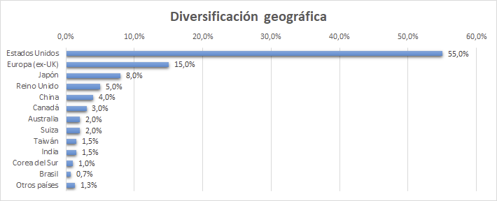 diversificación geográfica