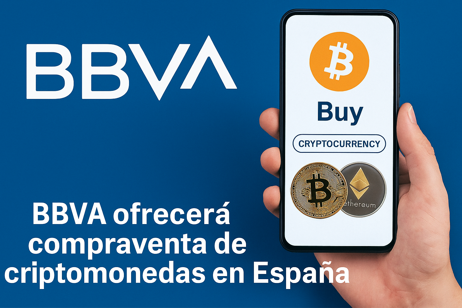BBVA ofrecerá compraventa de criptomonedas en España