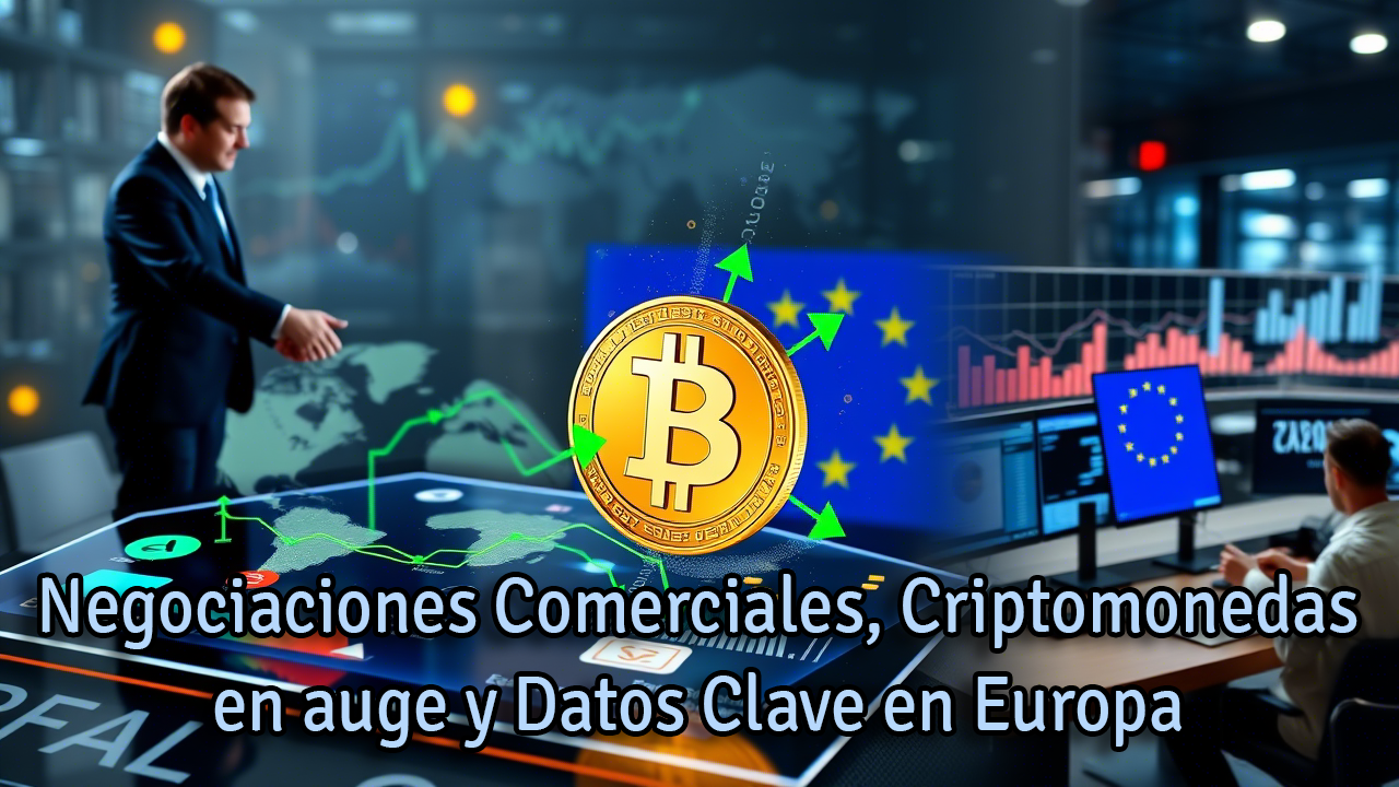 Negociaciones Comerciales, Criptomonedas en auge y Datos Clave en Europa