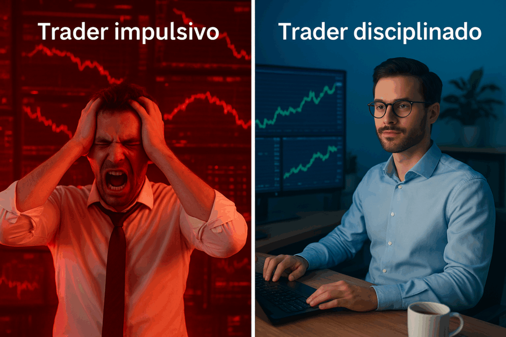 Trader impulsivo vs disciplinado