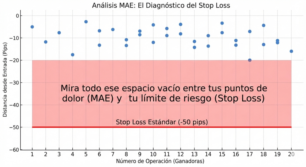 Análisis MAE: El diagnóstico del Stop Loss