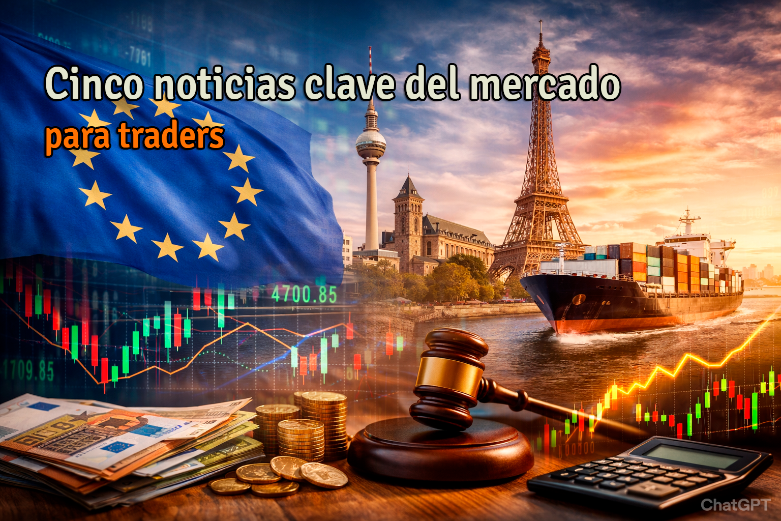 Cinco noticias clave del mercado que todo trader europeo debería analizar
