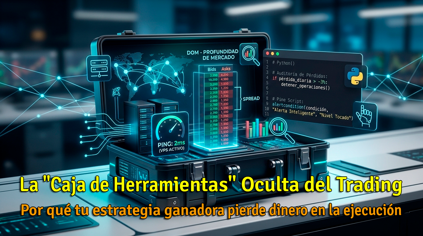 La "Caja de Herramientas" Oculta del Trading: Por qué tu estrategia ganadora pierde dinero en la ejecución.