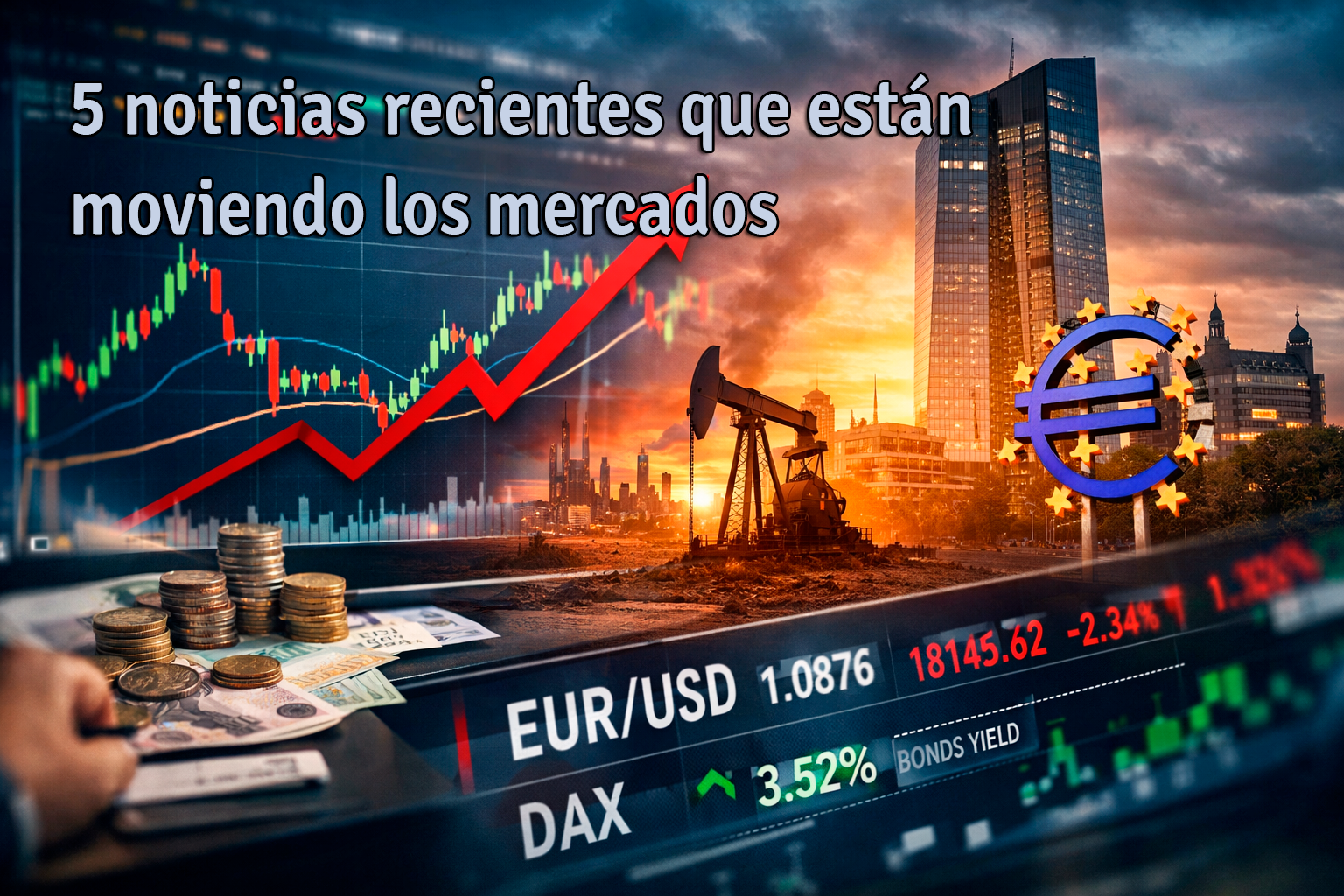 5 noticias recientes que están moviendo los mercados (y que todo trader europeo debería vigilar)