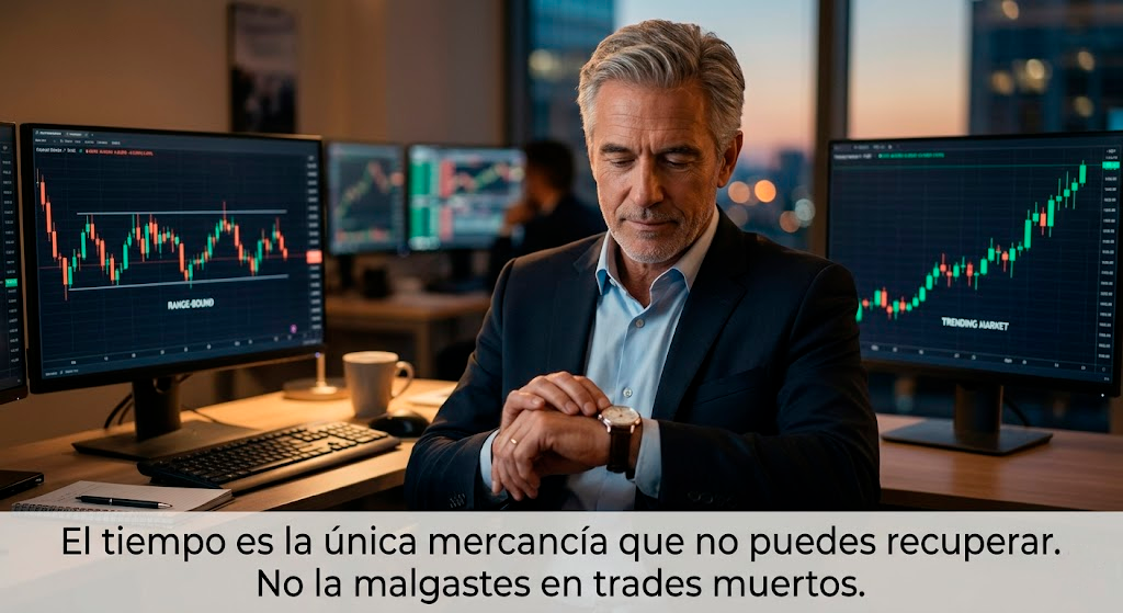 El tiempo es la única mercancía que no puedes recuperar. No la malgastes en trades muertos.