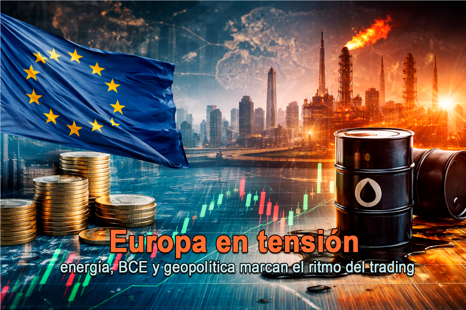 Europa en tensión: energía, BCE y geopolítica marcan el ritmo del trading