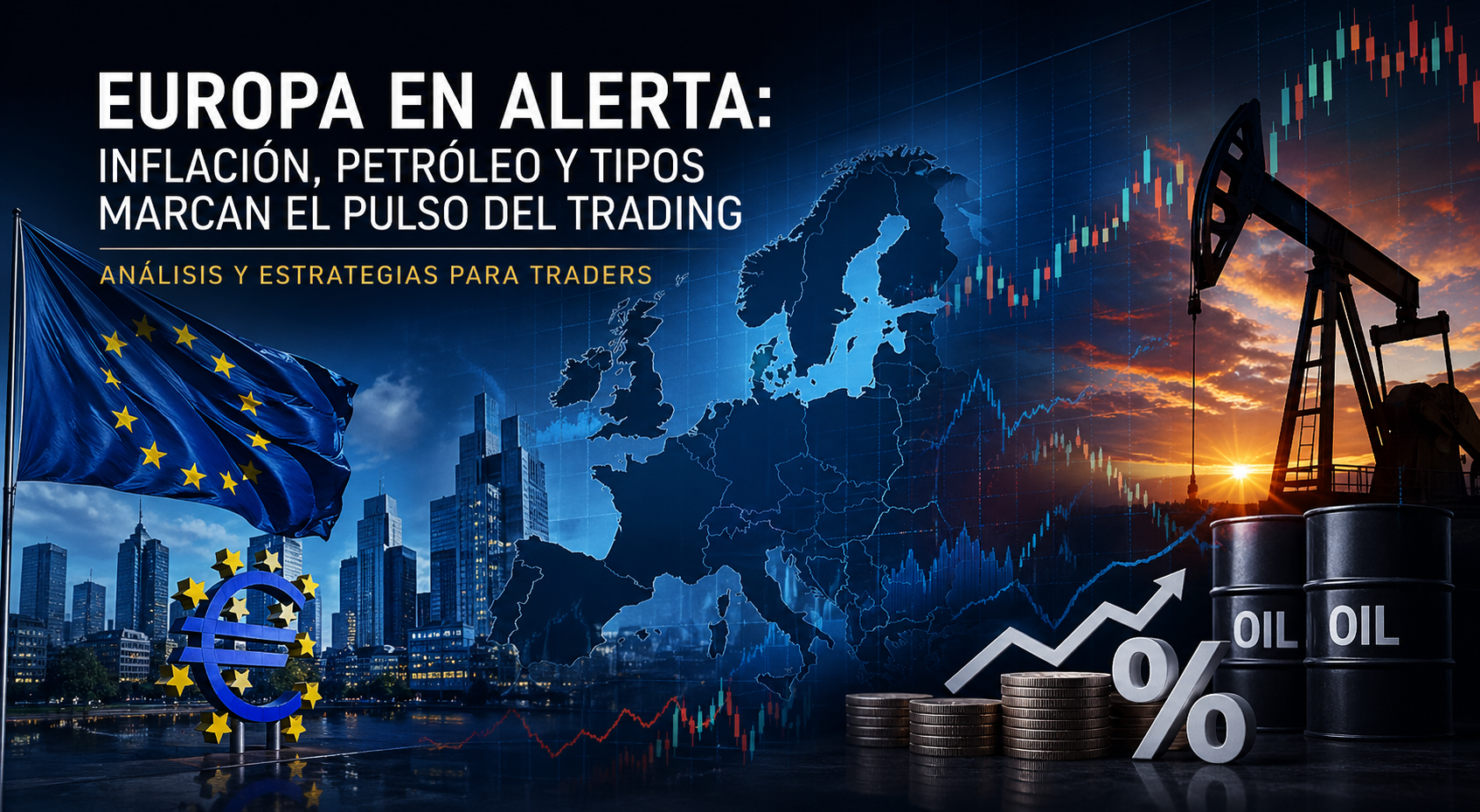Europa en alerta: inflación, petróleo y tipos marcan el pulso del trading