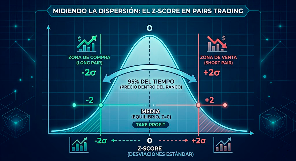El Z-Score en pairs trading