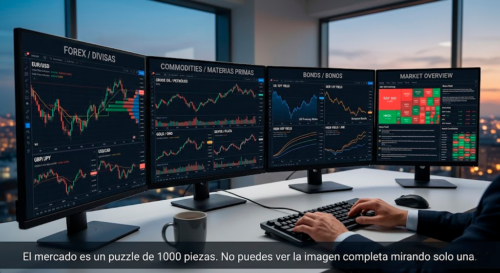 El mercado es un puzzle de 1000 piezas. No puedes ver la imagen completa mirando solo una.
