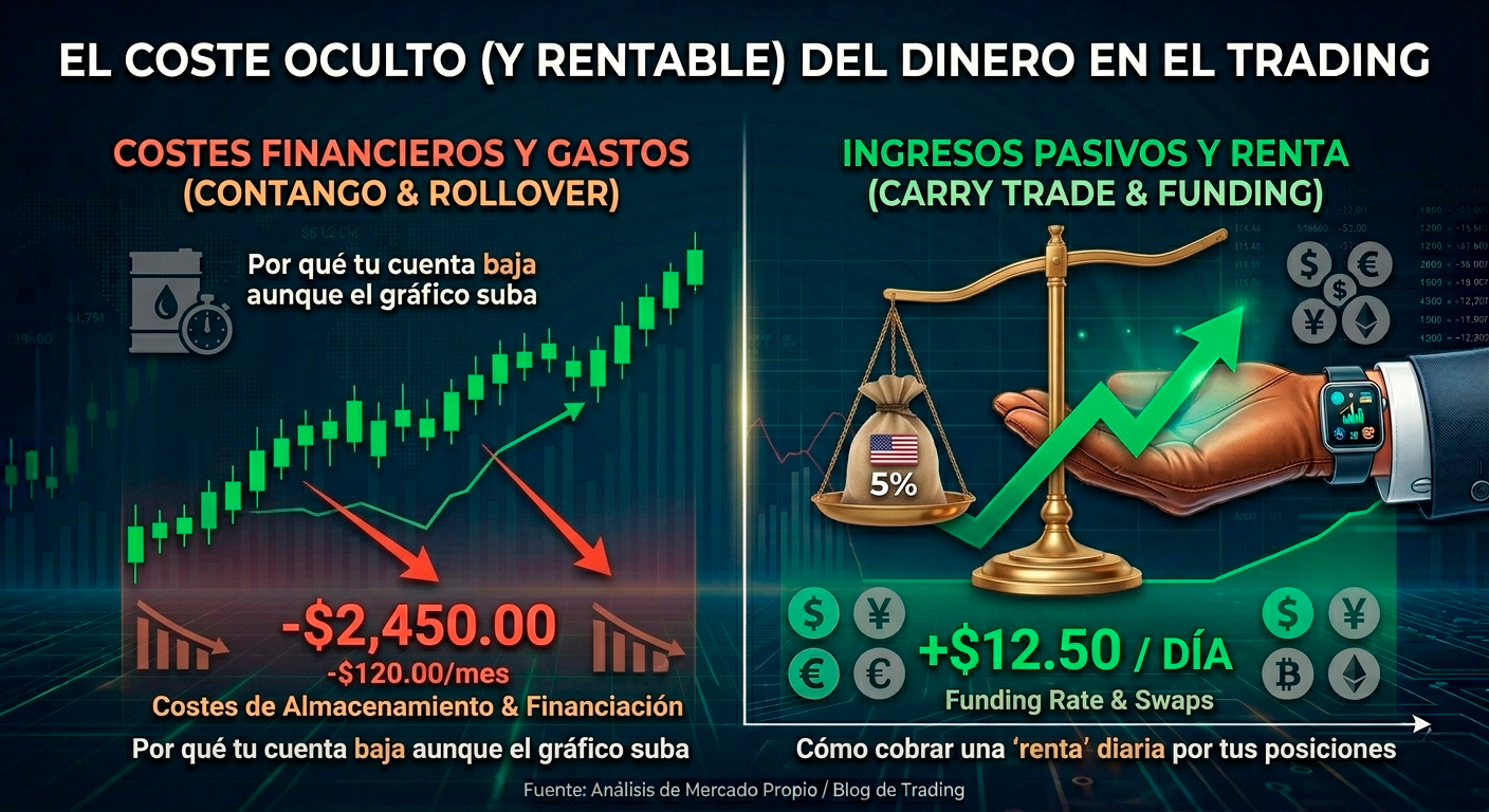 El coste oculto (y rentable) del dinero en el trading