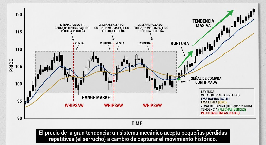 El concepto Whipsaw