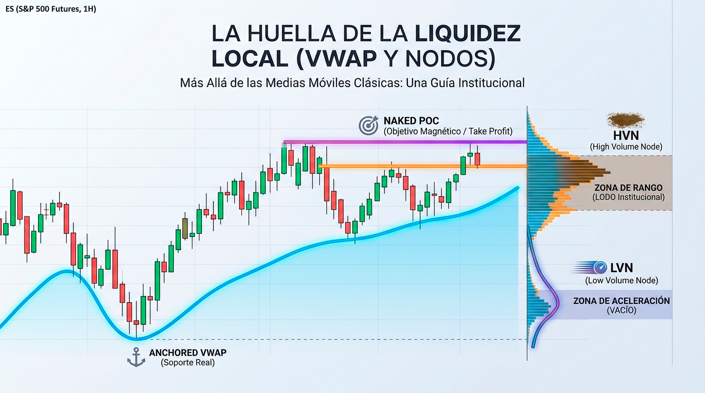 La Huella de la Liquidez Local (VWAP y Nodos)