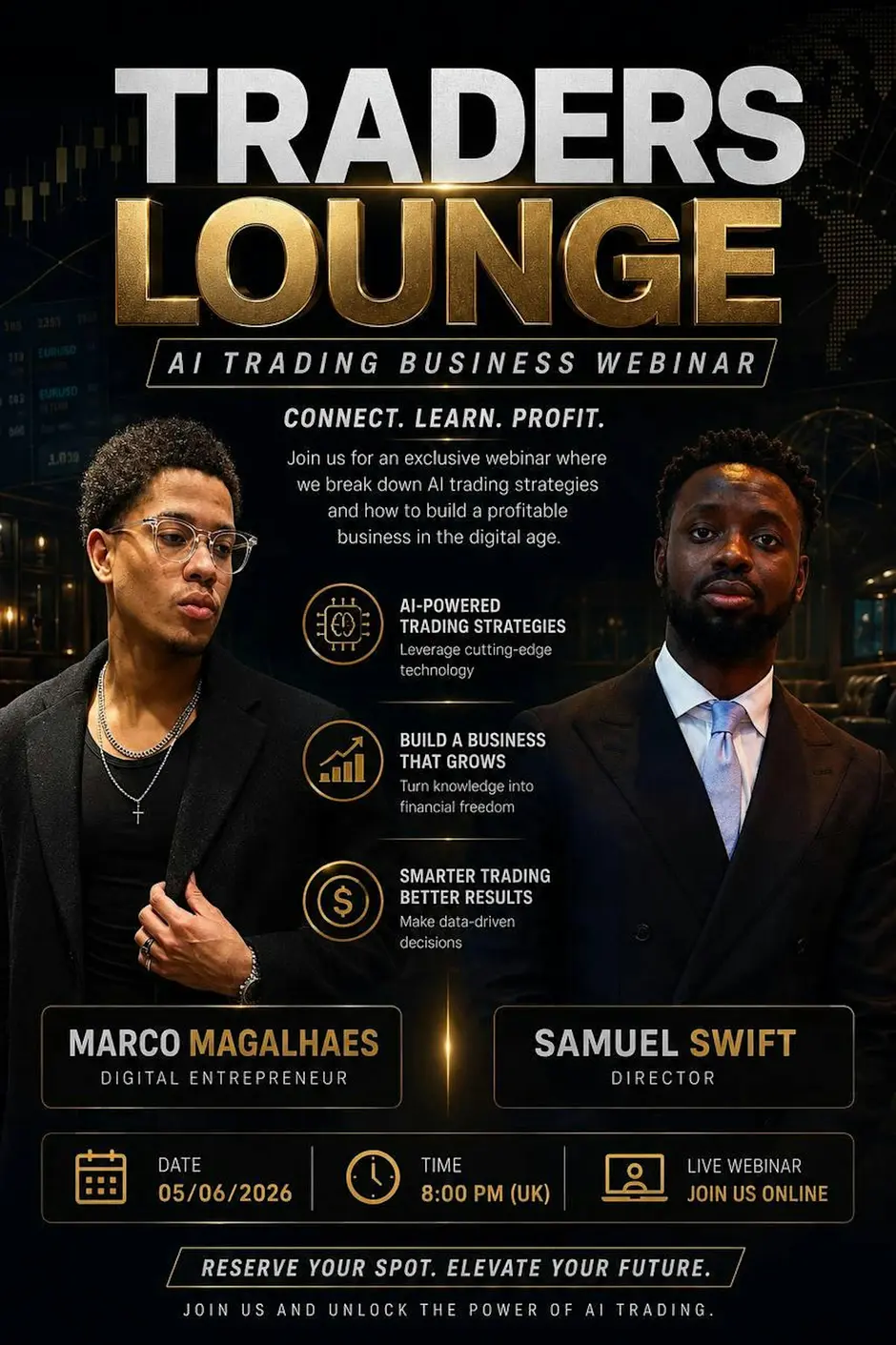 Traders Lounge - AI trading webinar