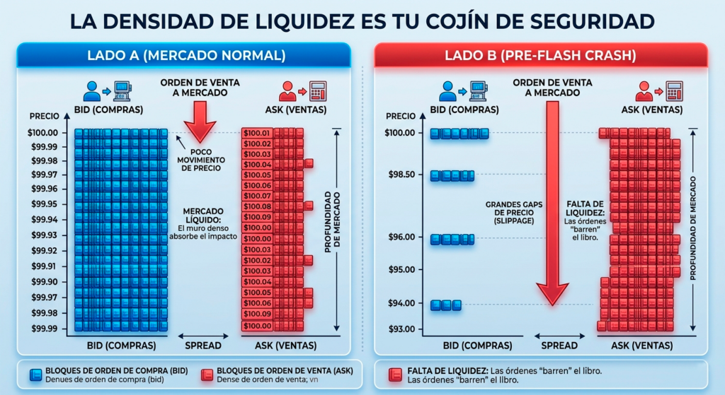 Infografía de la Densidad del Order Book