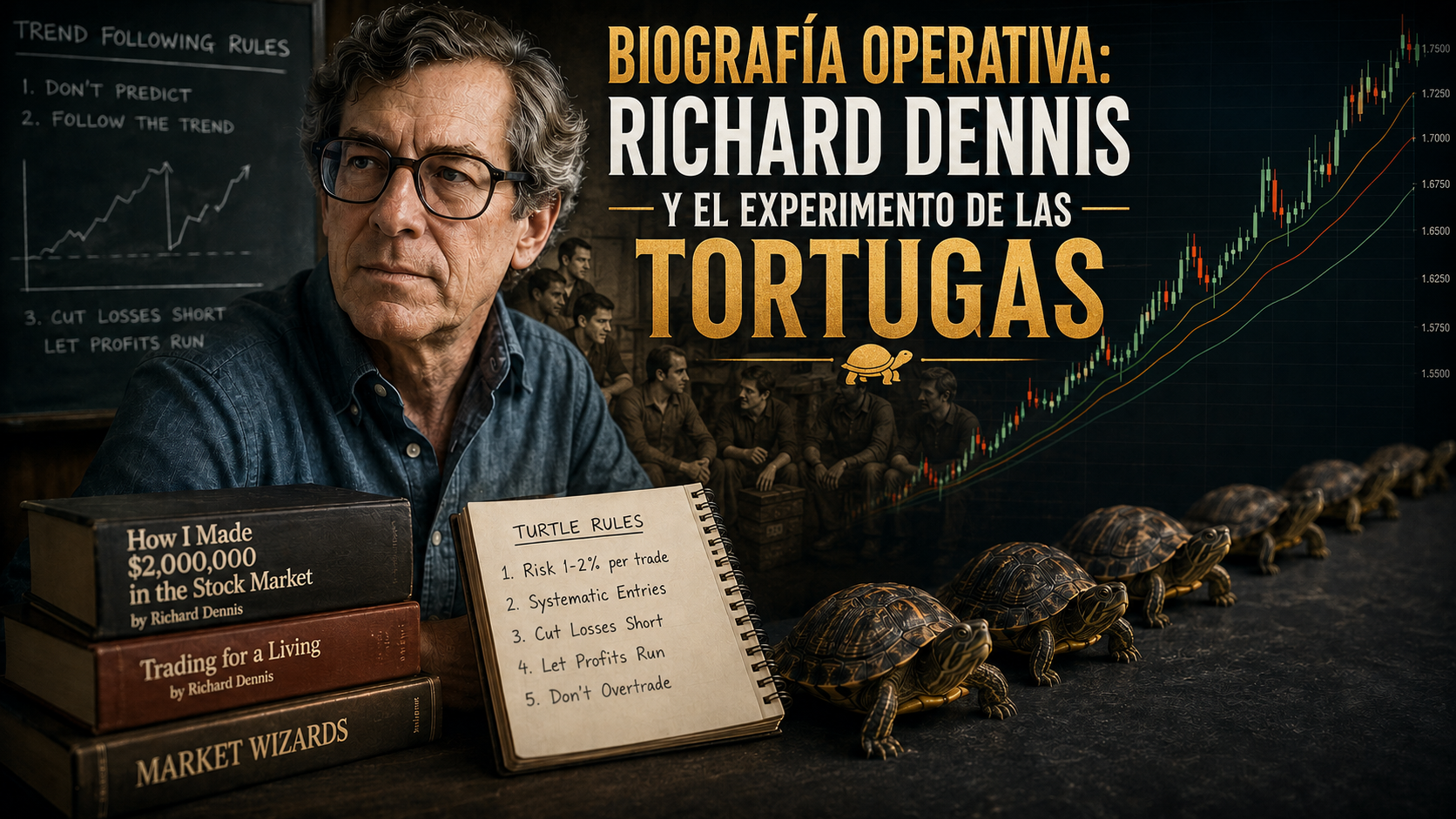 Biografía Operativa: Richard Dennis y el Experimento de las Tortugas