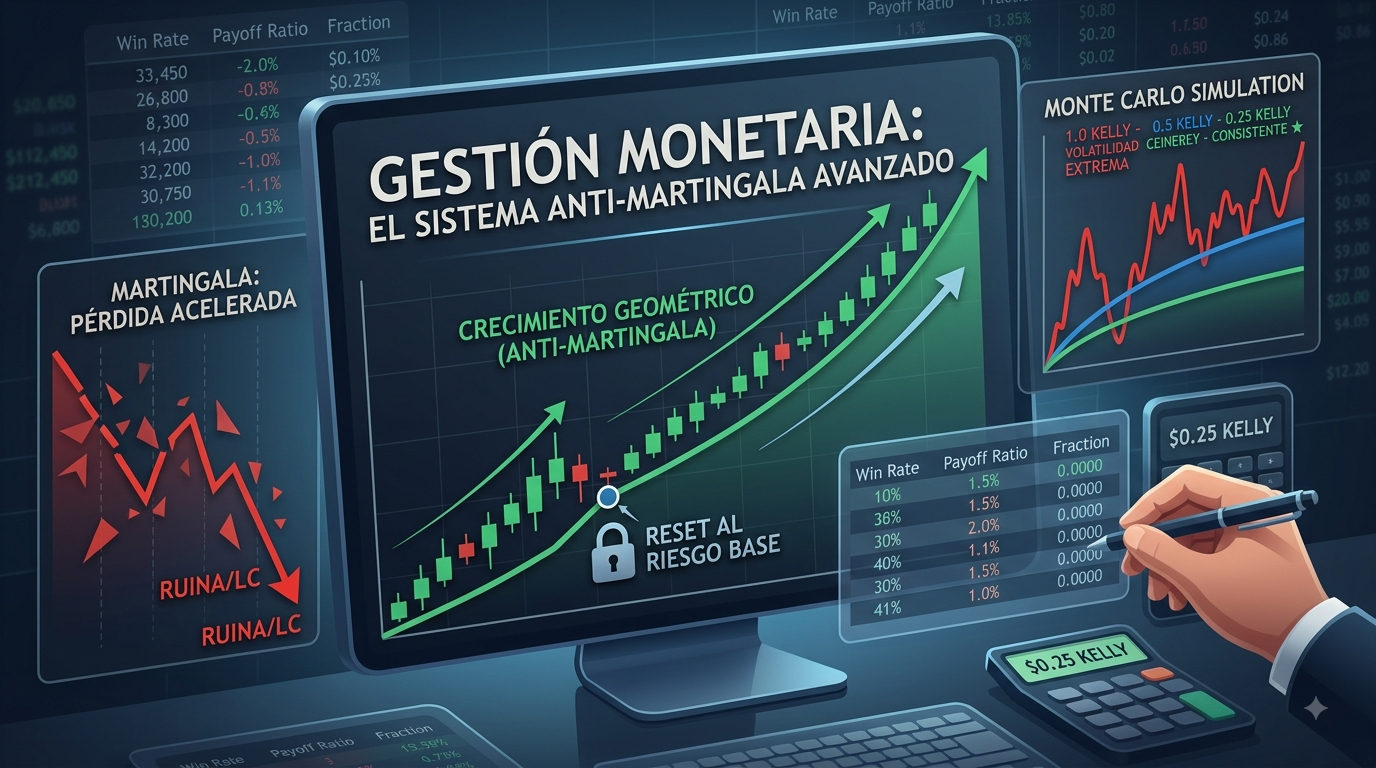 Gestión Monetaria: El Sistema Anti-Martingala Avanzado