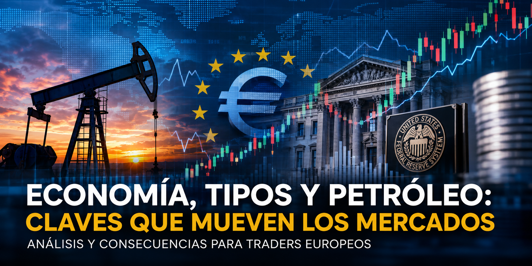 Petróleo, tipos y bonos vuelven a poner al mercado contra las cuerdas: las 7 claves que todo trader europeo debe vigilar
