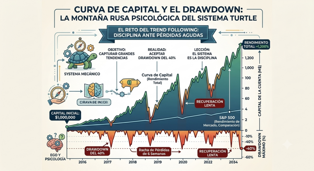 Curva de capital y el drawdown