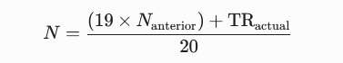 Cálculo de N
