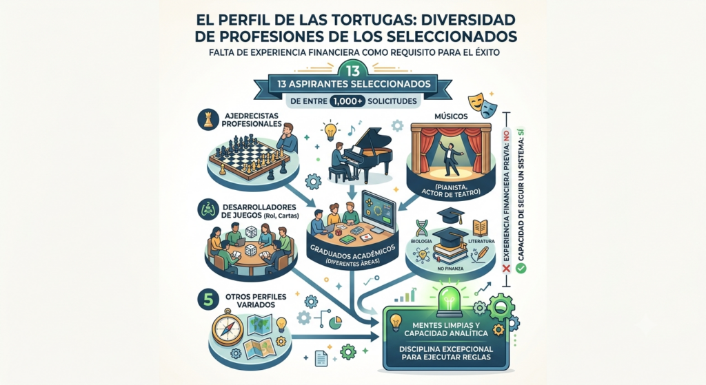 El perfil de las tortugas